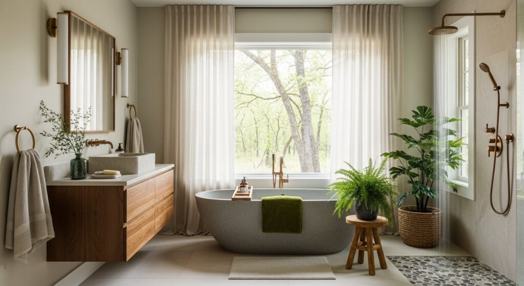 bathroom design trends spa like retreat Arkansas