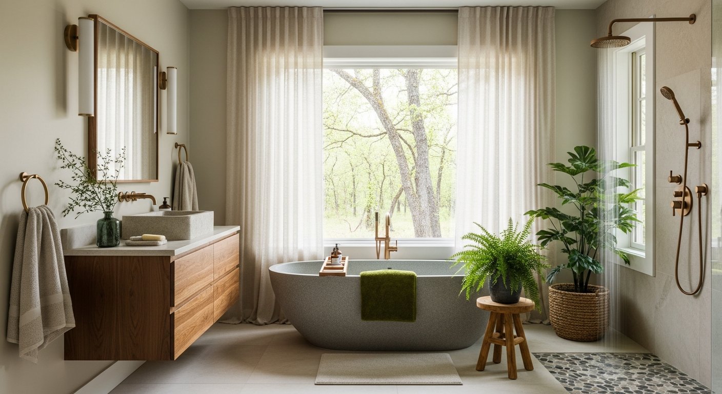 bathroom design trends spa like retreat Arkansas
