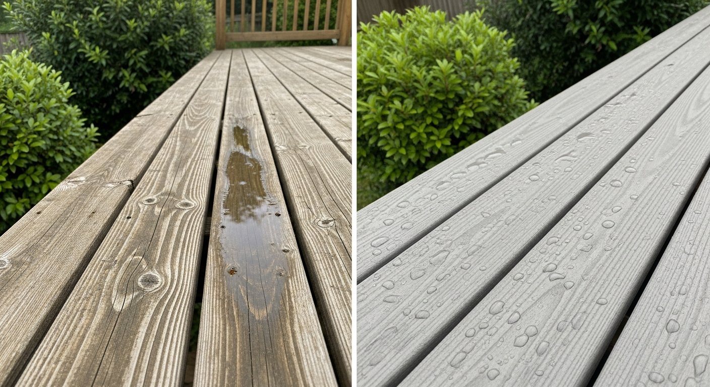 composite vs wood decking Arkansas weather
