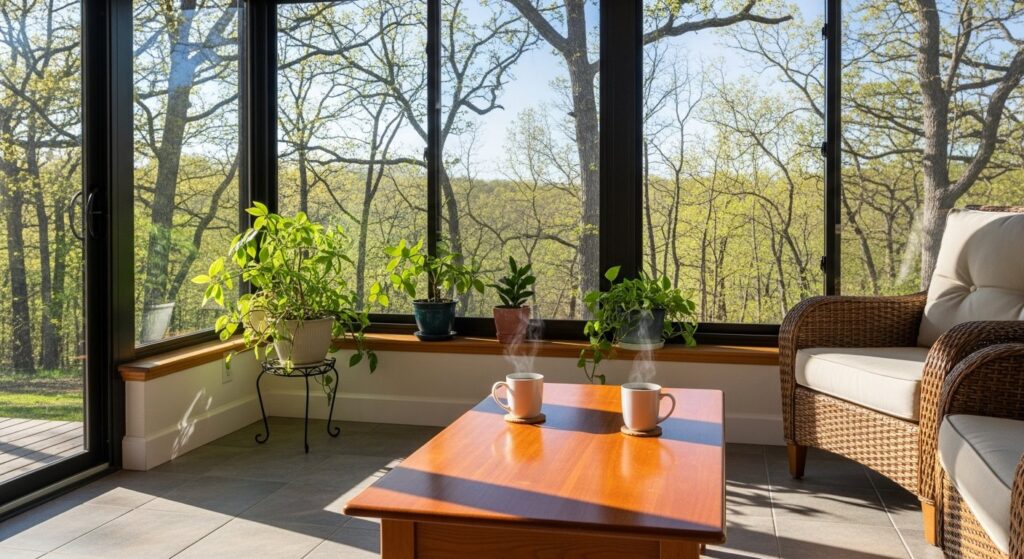 sunroom addition cost and design Arkansas