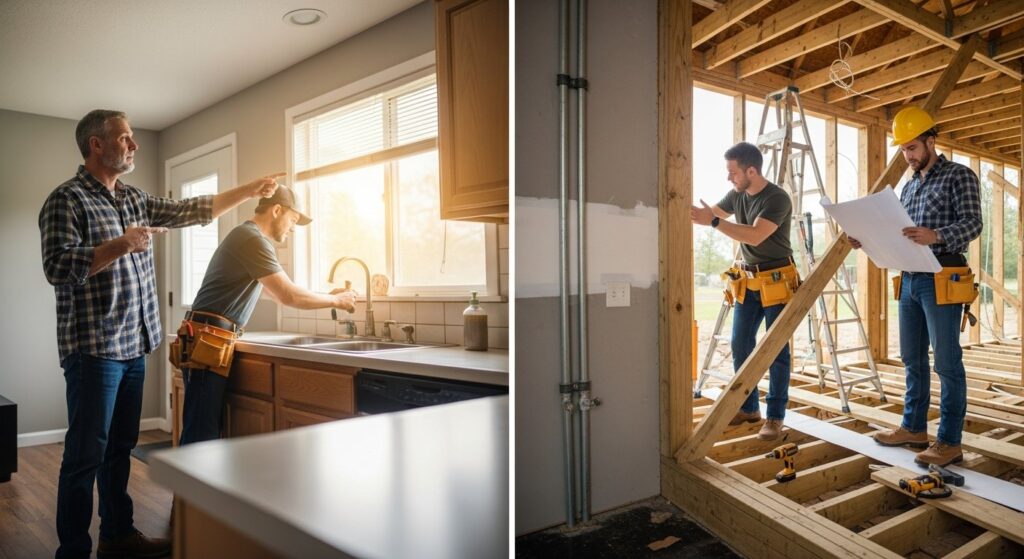 handyman vs specialized contractor for home repairs Arkansas