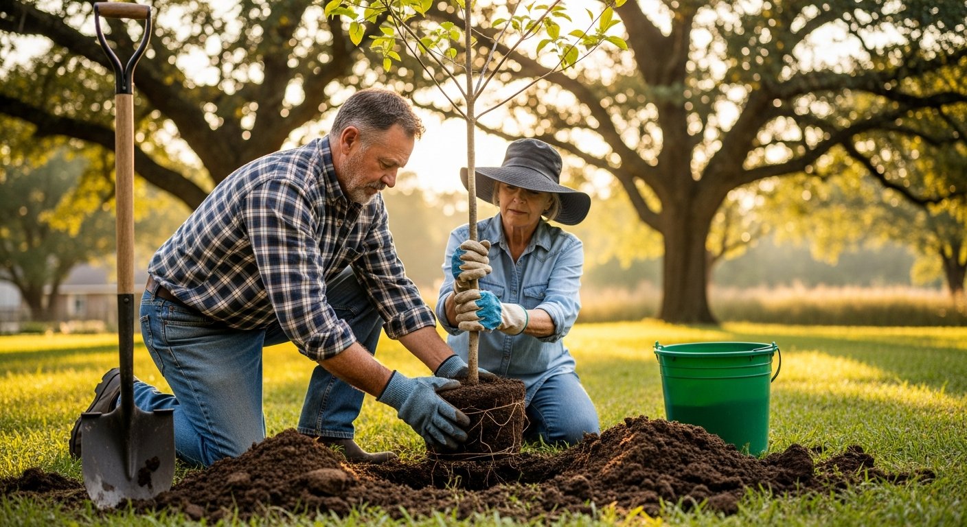tree planting guide Arkansas native species
