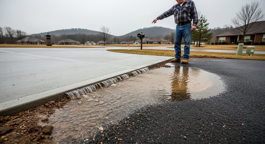 permeable concrete driveway Arkansas benefits