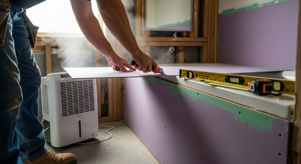 drywall moisture resistant bathroom Arkansas