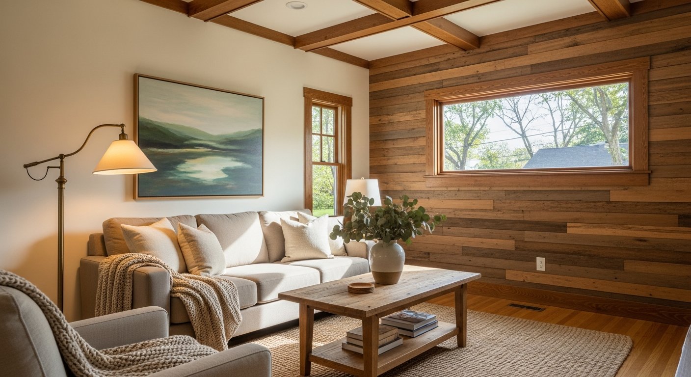living room accent wall ideas Arkansas homes