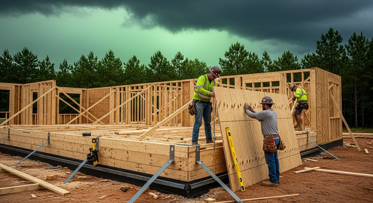 storm resistant framing techniques Arkansas homes