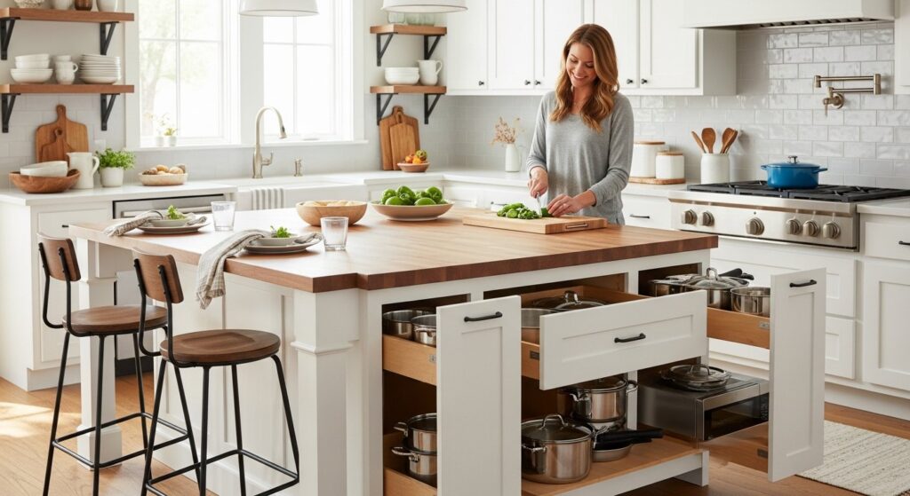 functional kitchen island design ideas Arkansas