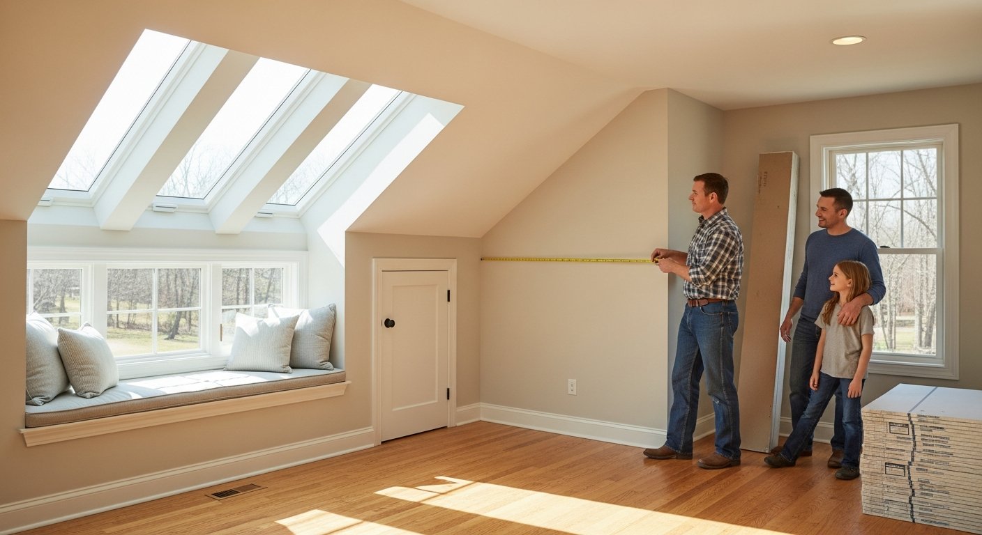 attic conversion into living space Batesville Arkansas