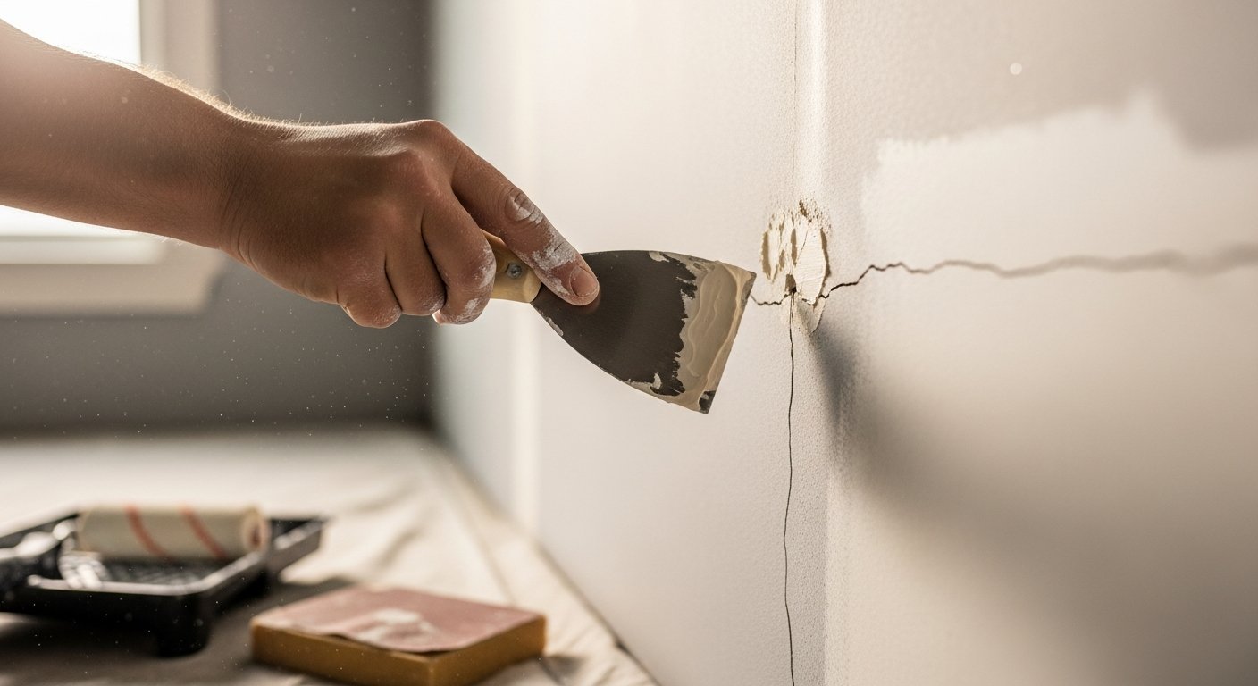 drywall repair nail pops cracks Batesville Arkansas