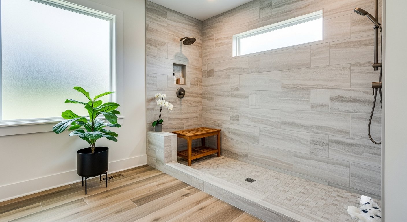 walk in shower design trends Batesville Arkansas 2025