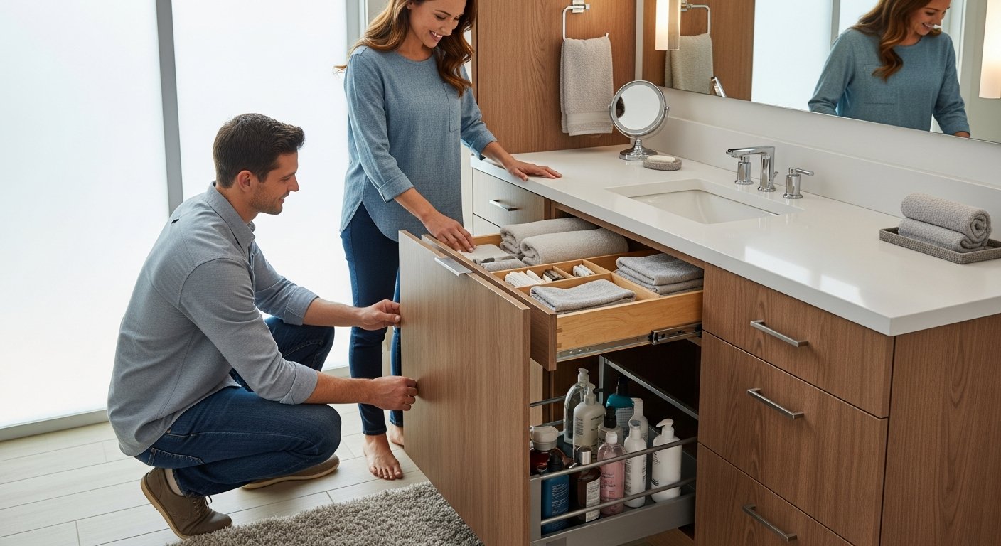 bathroom vanity storage solutions Batesville Arkansas