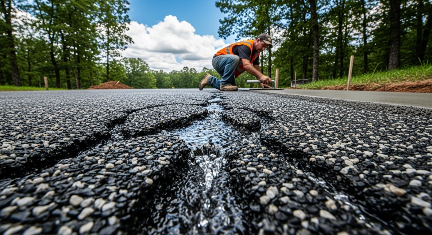 pervious concrete driveway stormwater Arkansas