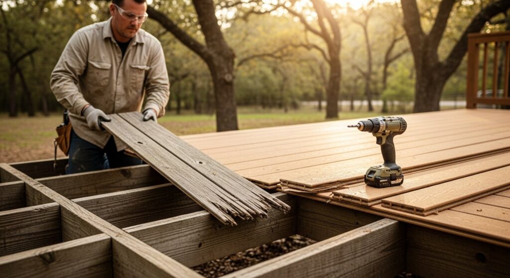 deck resurfacing restore old deck Batesville Arkansas