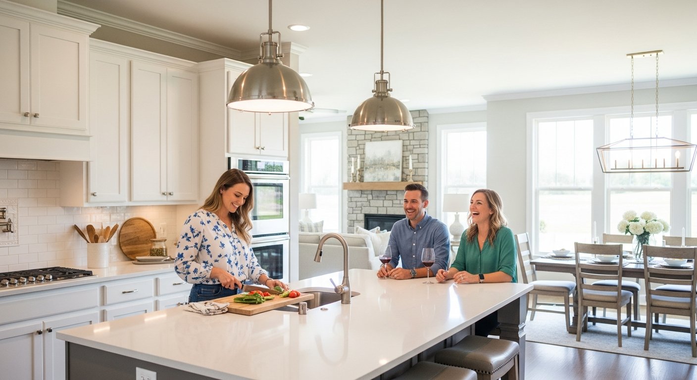kitchen layout entertaining open concept Batesville Arkansas
