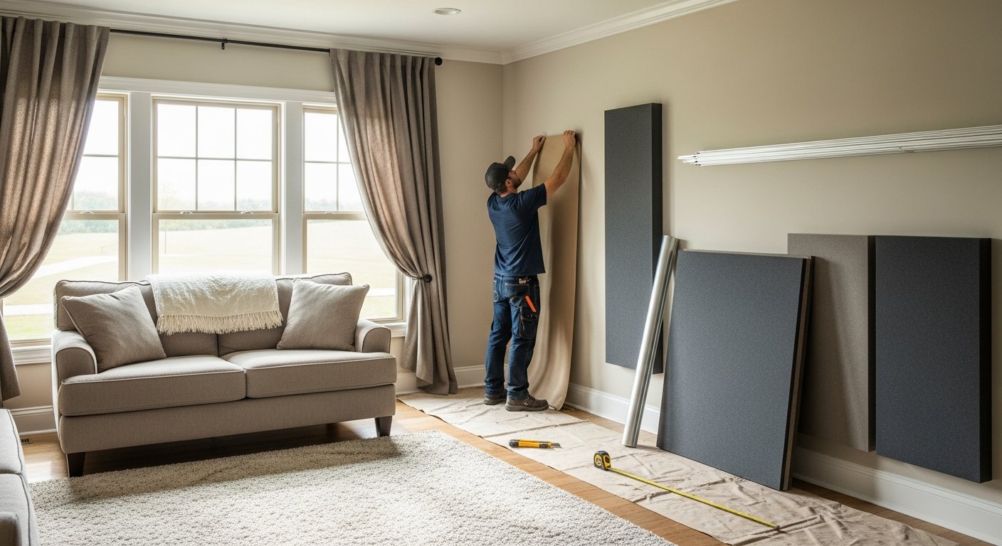 soundproof living room techniques Arkansas homes