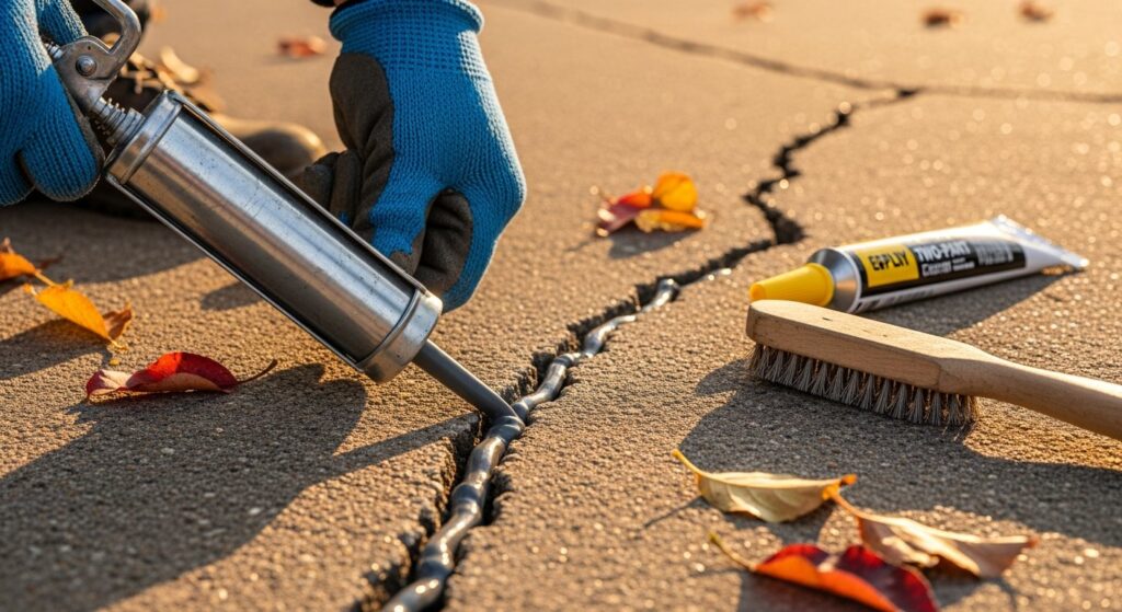concrete crack repair methods Batesville Arkansas