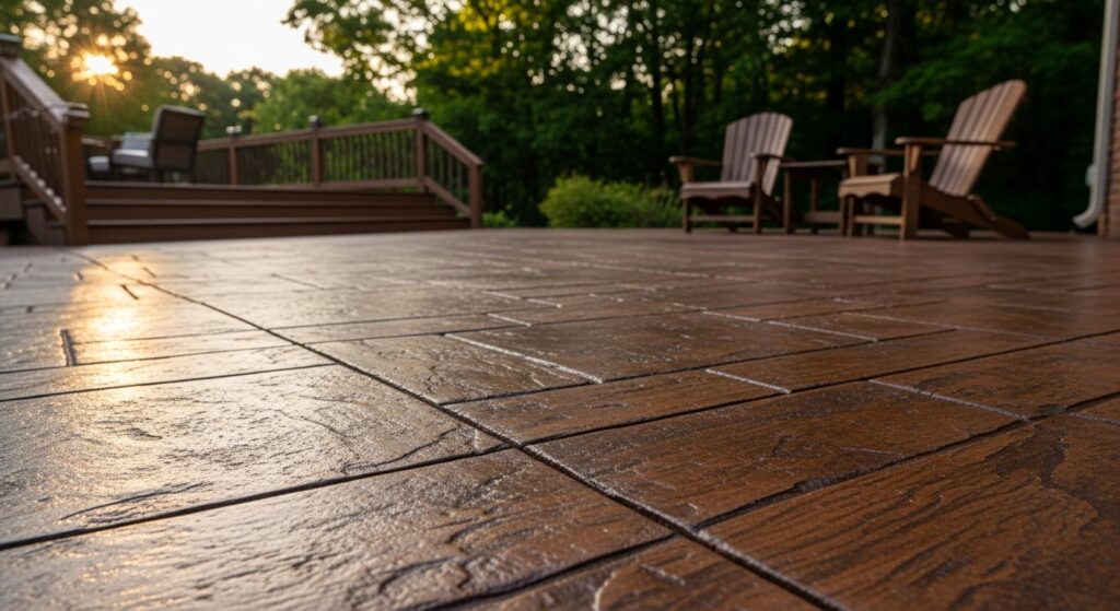 Decorative Concrete Staining Ideas Batesville Patios Walkways