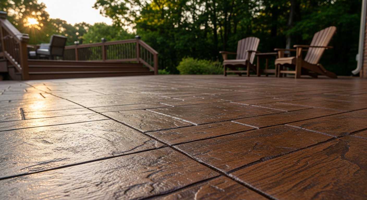 Decorative Concrete Staining Ideas Batesville Patios Walkways