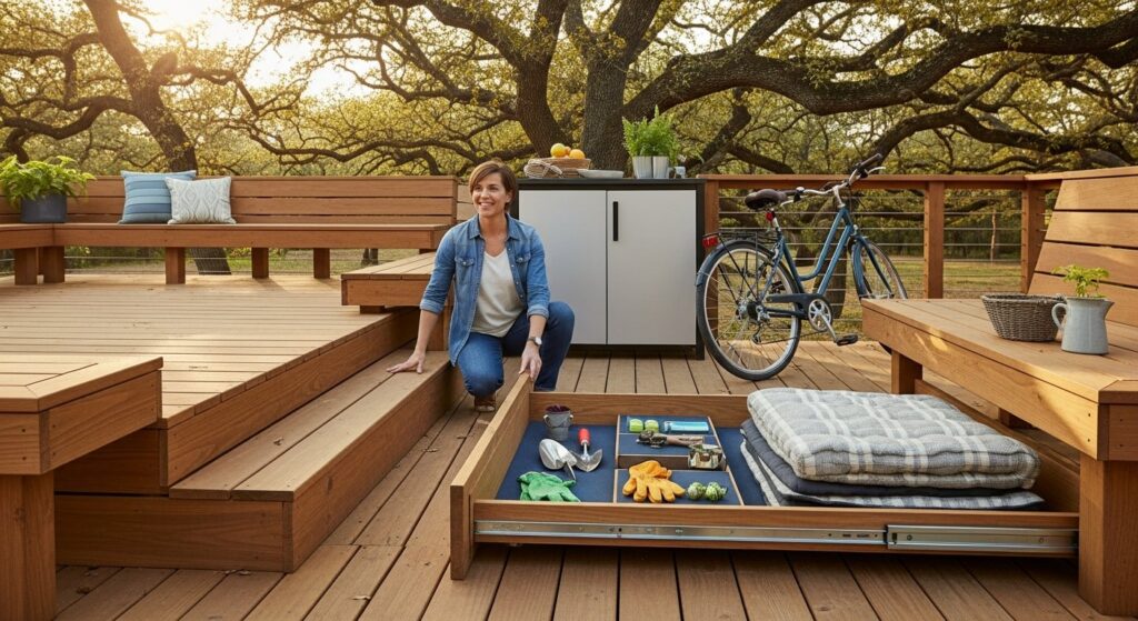 Integrated Deck Storage Solutions Batesville Backyards