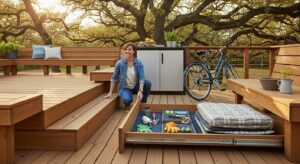 Integrated Deck Storage Solutions Batesville Backyards
